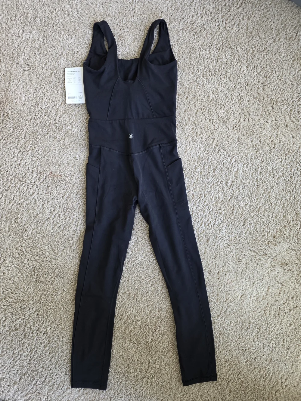 NWT Athleta Salutation Bodysuit / Onesie - Powervita - XS - Picture 5 of 7